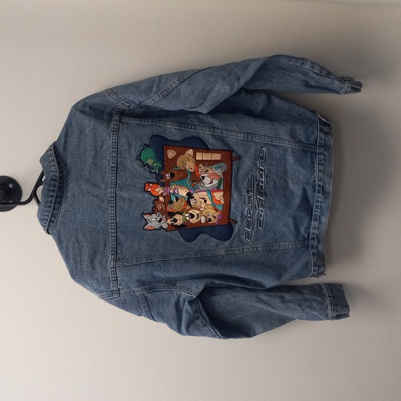 Warner Brothers Studio Looney Tunes denim jean jacket vintage - Picture 1 of 5